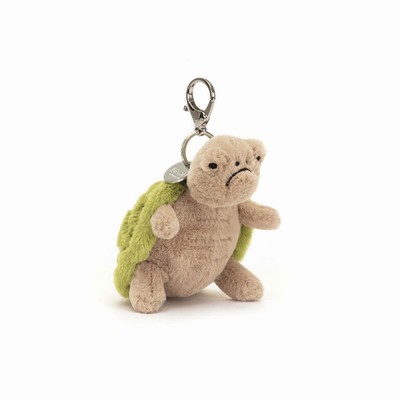 Jellycat Timmy Turtle Bag Charm USA | 79142WLEO